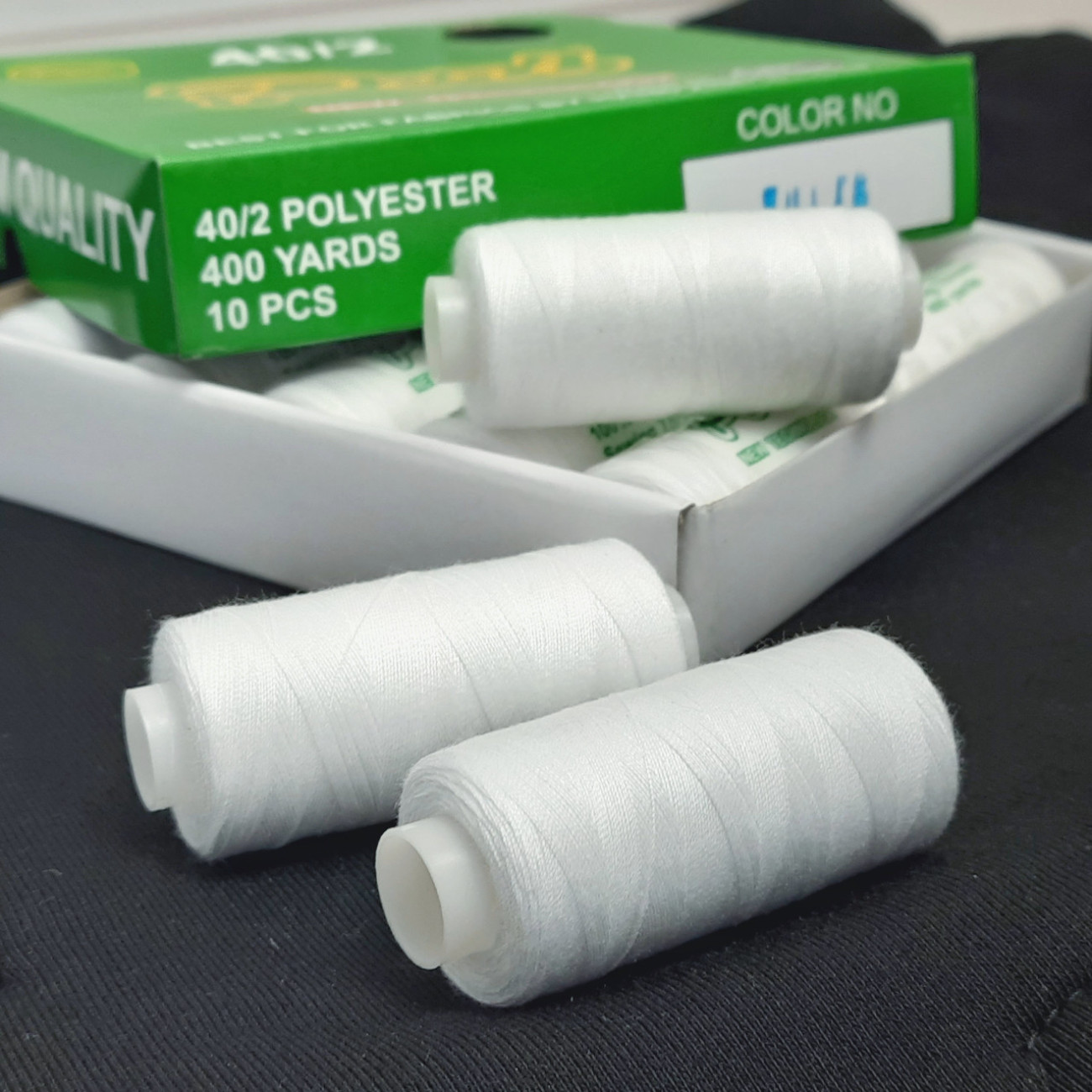 Нитки для шиття Peri 100% поліестер, 40/2, білі 400Y