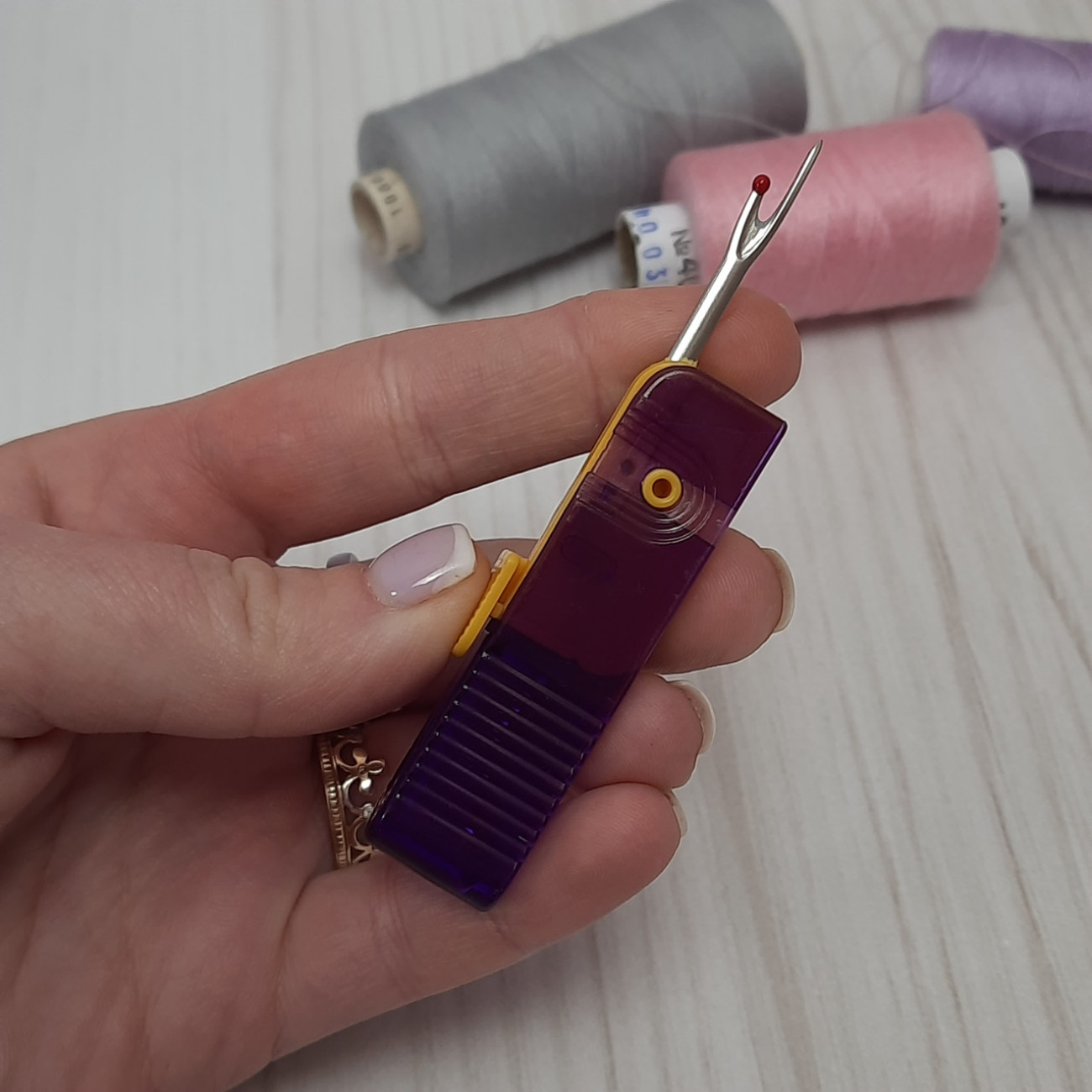 Розпорювач розкладний фіолетово-жовтий