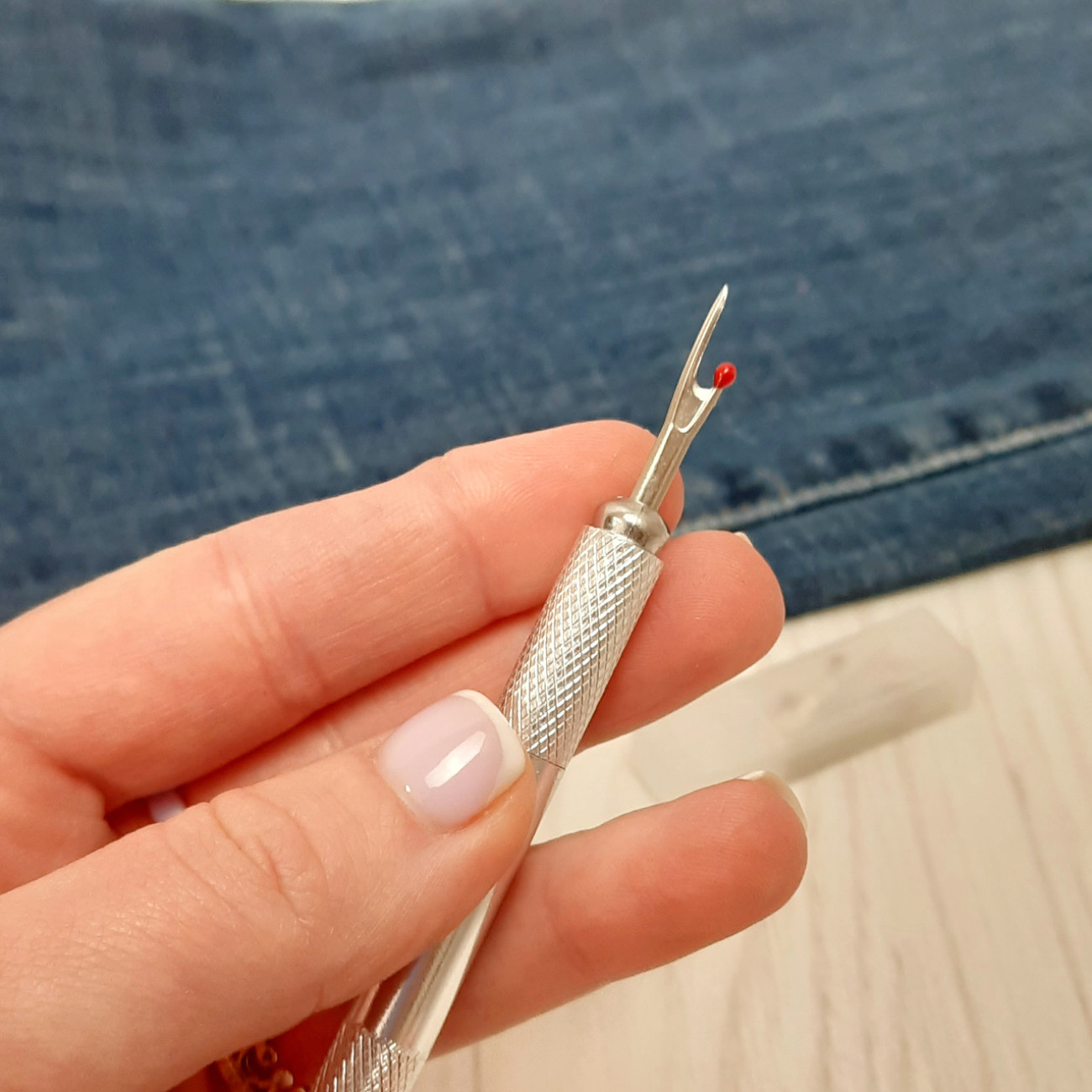 Розпорювач металевий зі змінними лезами (срібний)