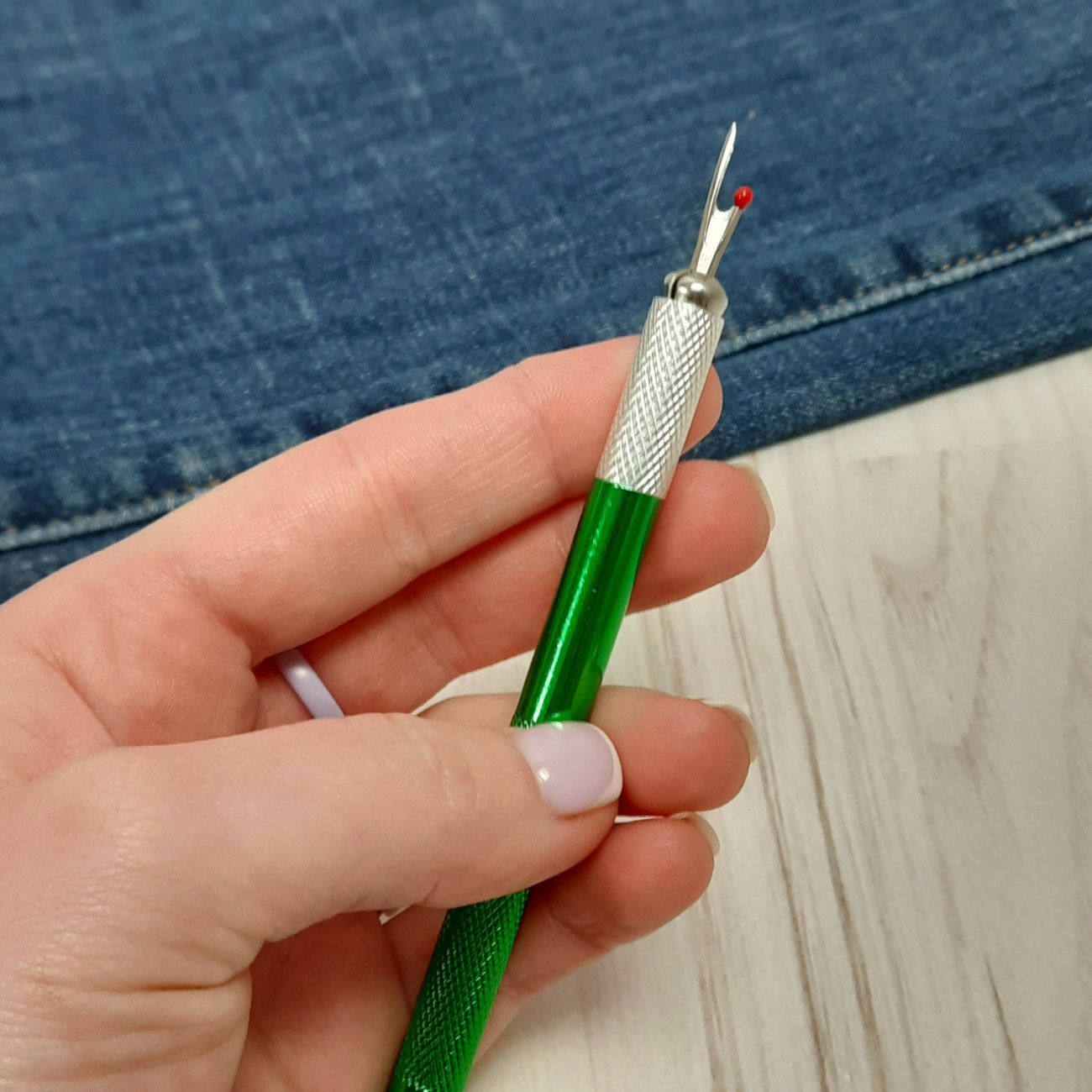 Розпорювач металевий зі змінними лезами (зелений)