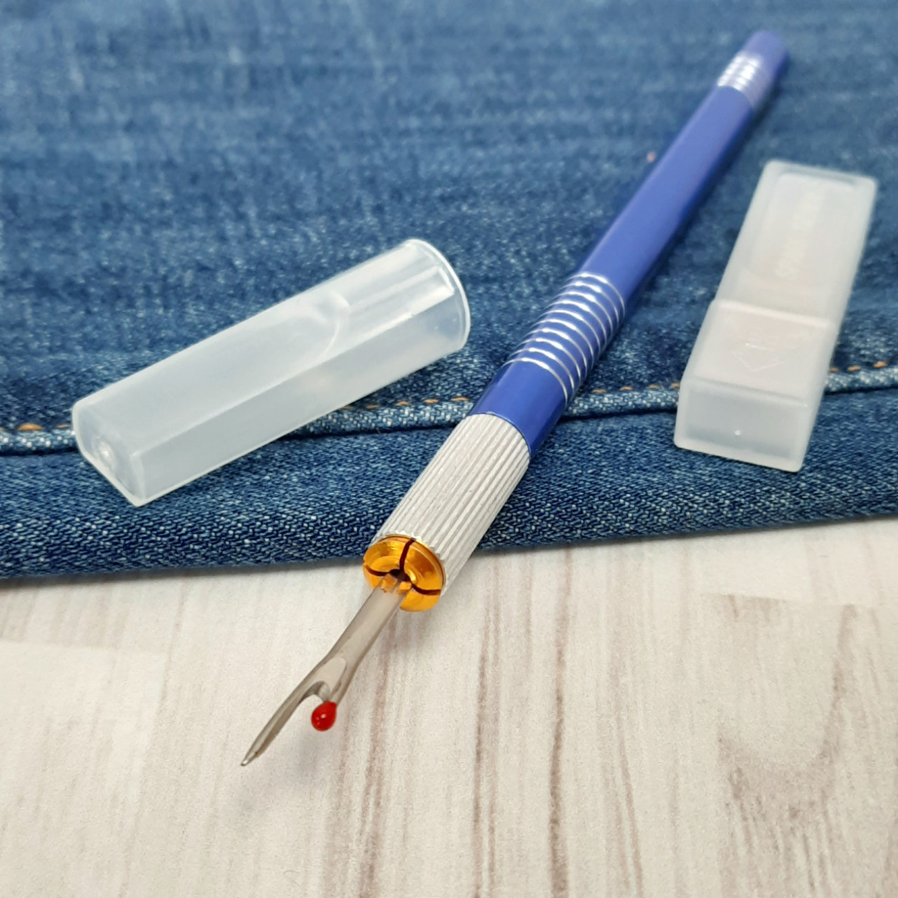 Розпорювач металевий зі змінними лезами (синій)