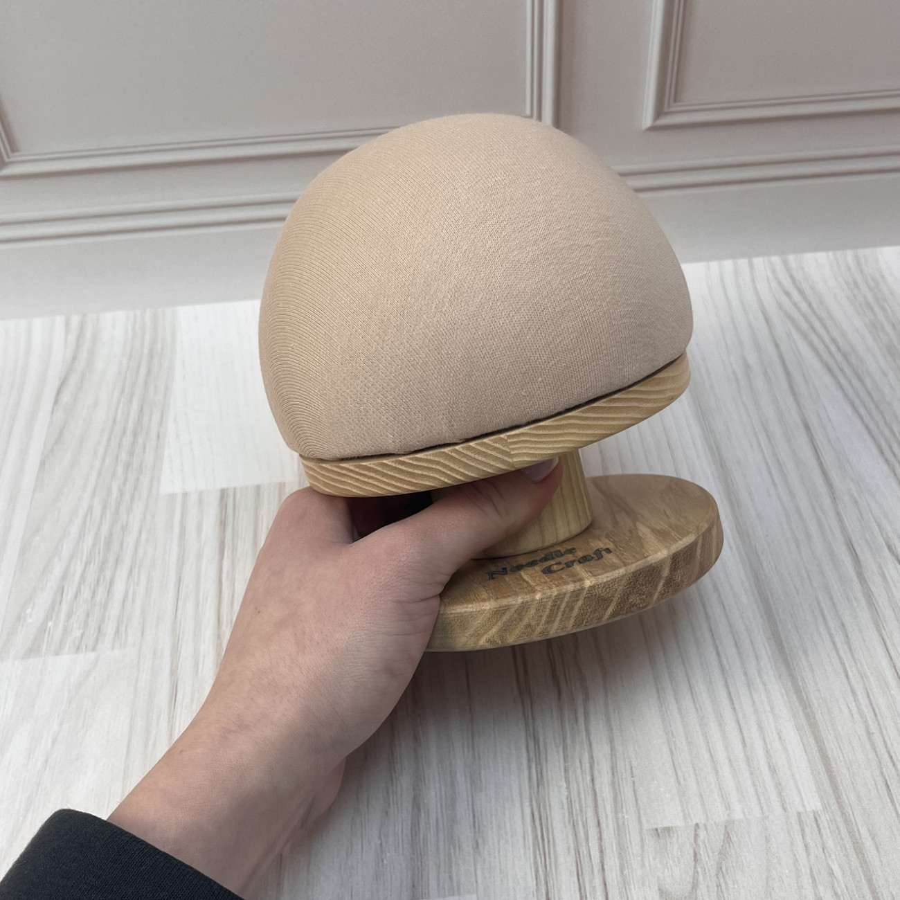 Кравецька колодка для ВТО Needle Craft Груди на підставці 12 см Бежеві