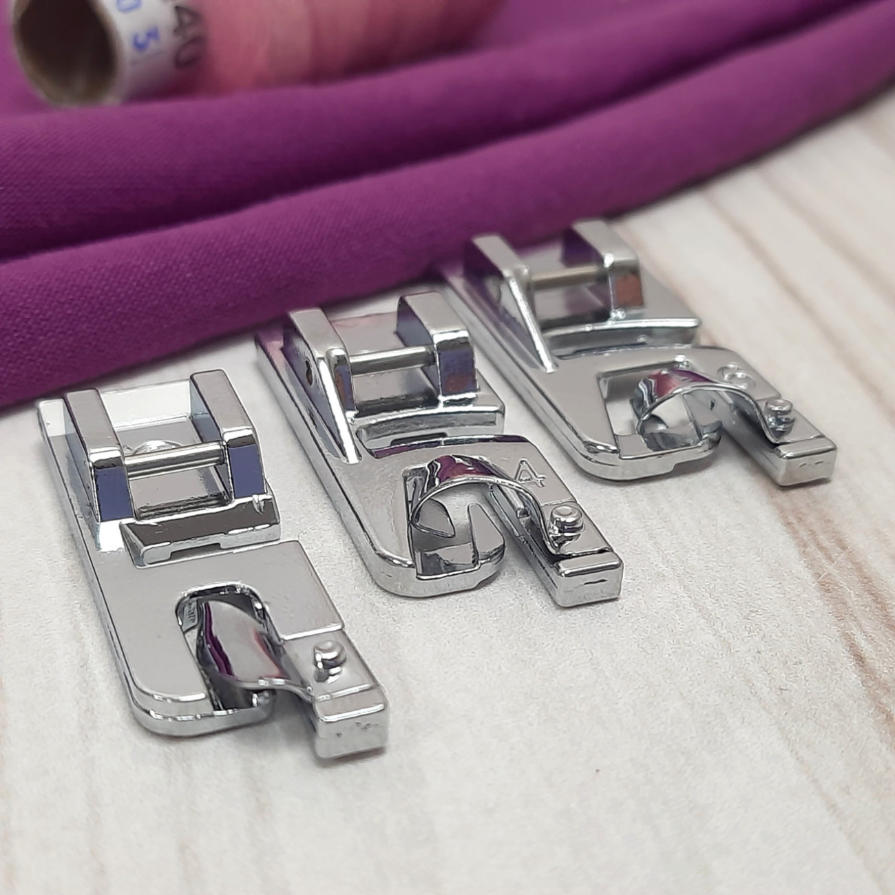 Лапка равлик, комплект (3шт) для побутових швейних машин