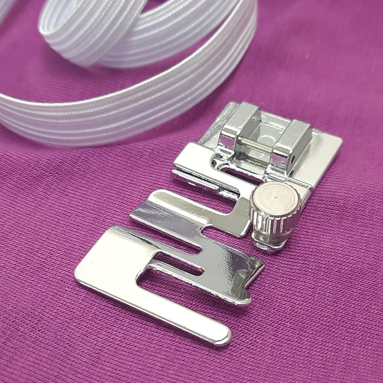 Лапка для пришивання резинки для побутових швейних машин