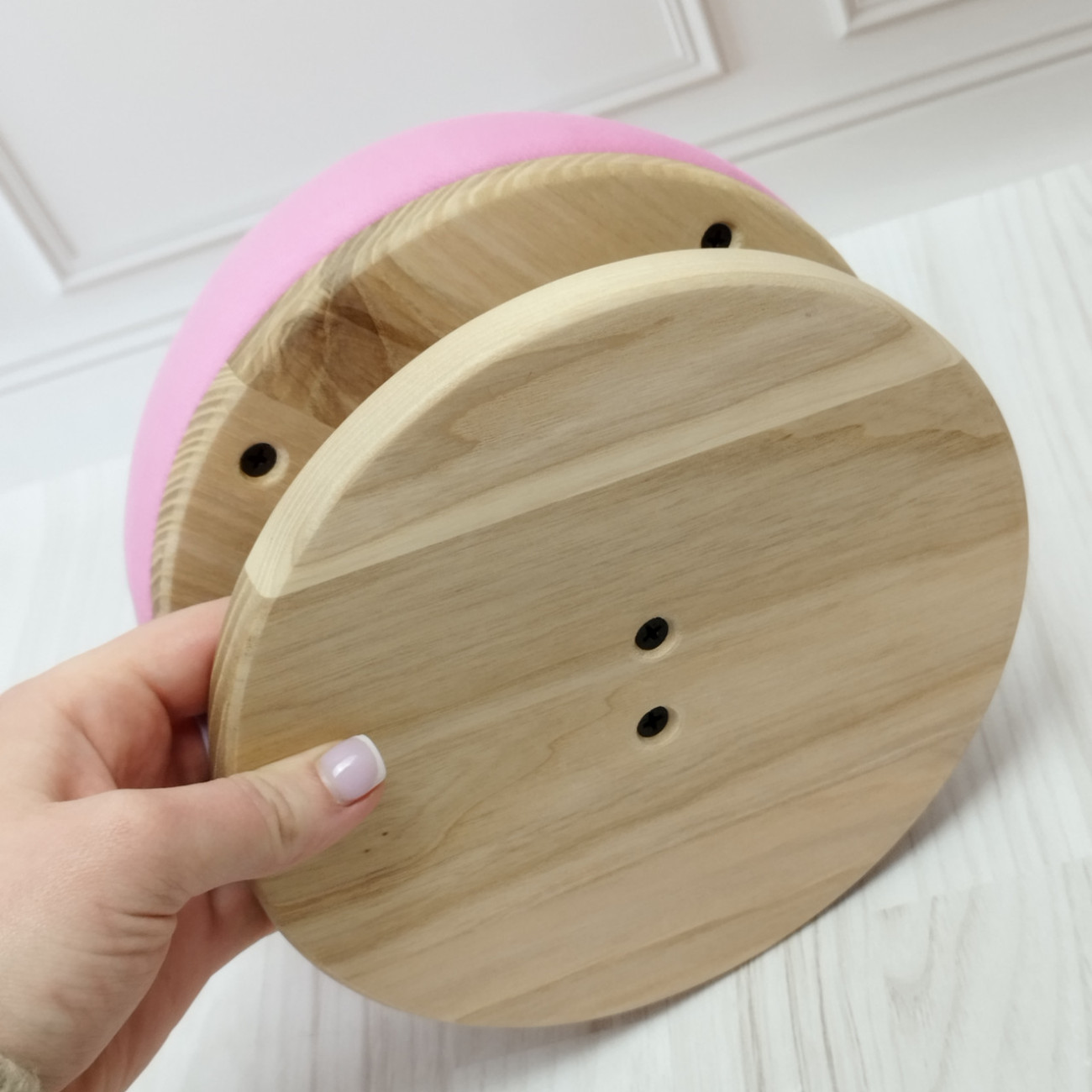 Кравецька колодка для ВТО Needle Craft Груди на підставці 18 см Фуксія