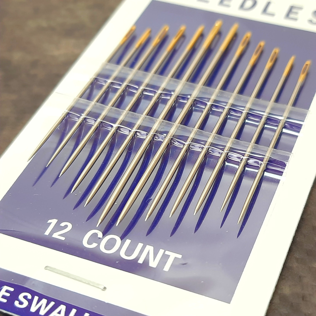 Голки для ручного шиття 1/5 Best Needles з золотим вушком, набір (12 шт)