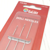 Голки для ляльок, GALANT набір (3шт)
