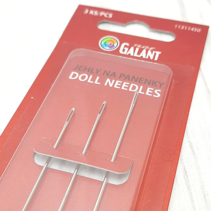 Голки для ляльок, GALANT набір (3шт)