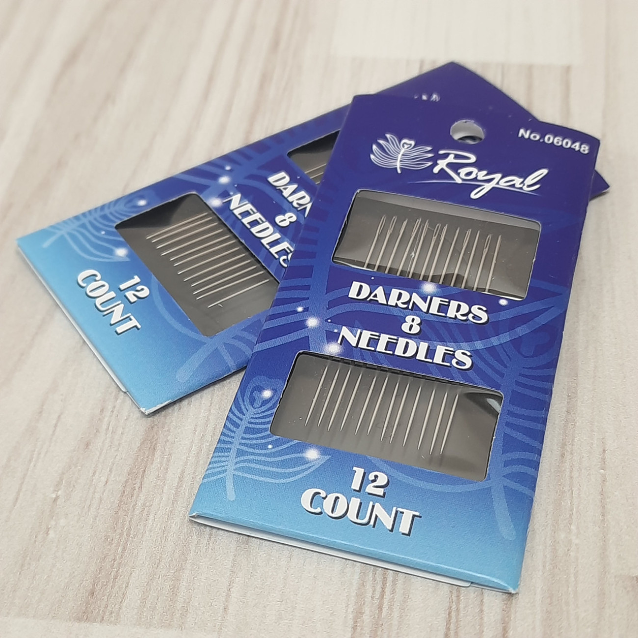 Голки для ручного шиття Royal №8, набір (12 шт)