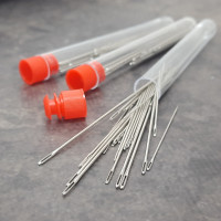 Голки для ручного шиття в тубусі асорті, набір (30 шт)