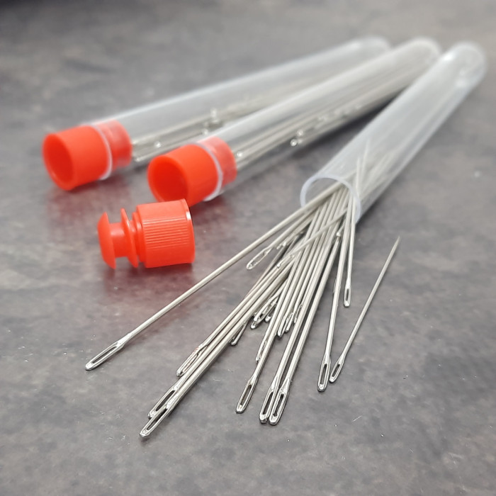 Голки для ручного шиття в тубусі асорті, набір (30 шт)