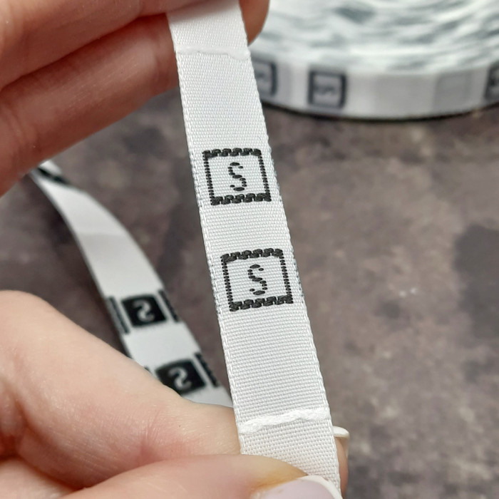 Розмірники жакардові S білі , 10шт