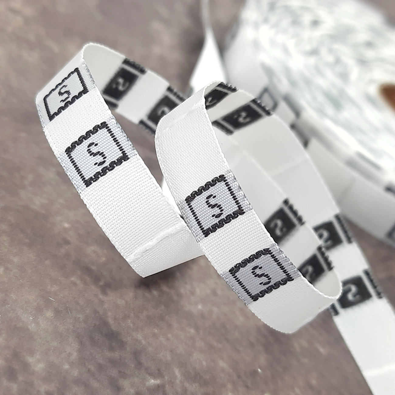 Розмірники жакардові S білі , 10шт