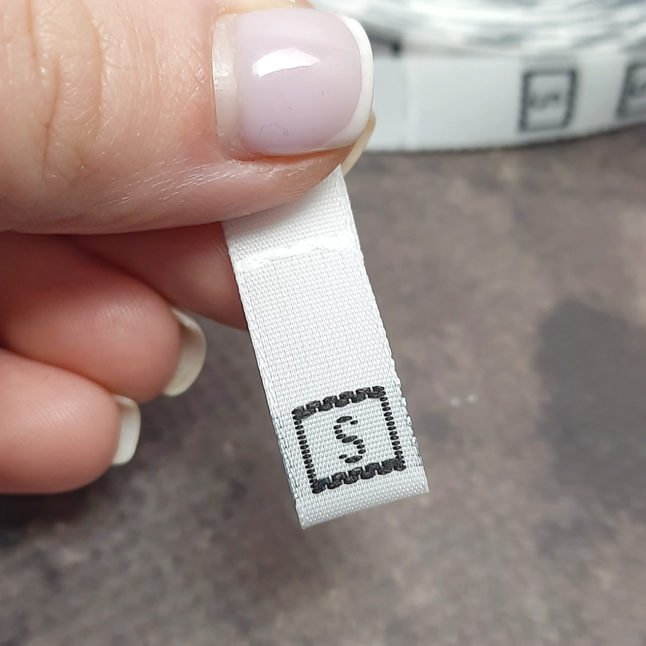 Розмірники жакардові S білі , 10шт