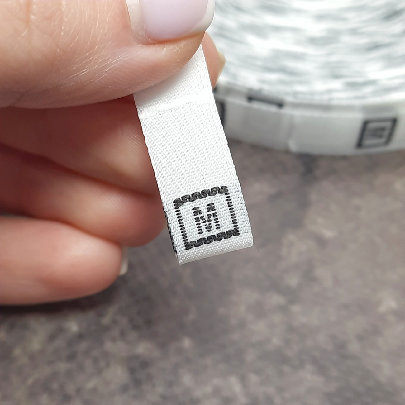 Розмірники жакардові М білі , 10шт