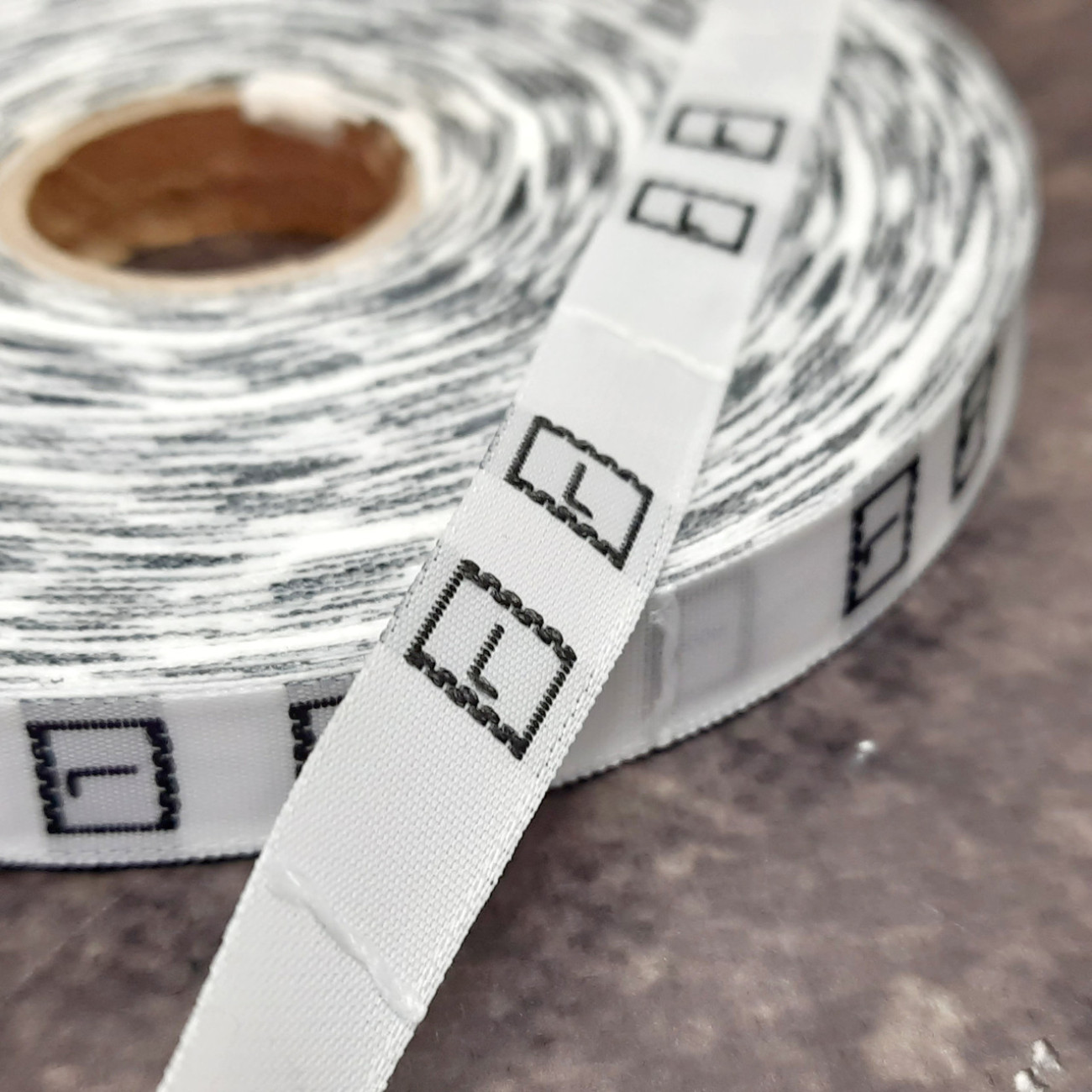 Розмірники жакардові L білі , 10шт