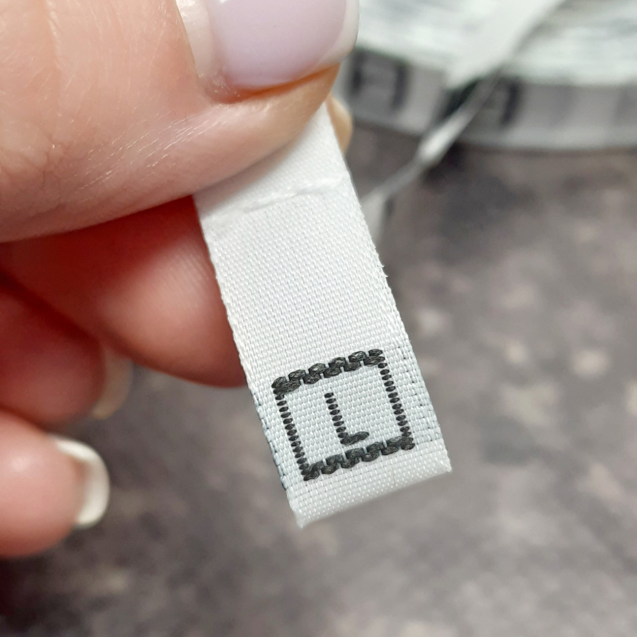 Розмірники жакардові L білі , 10шт