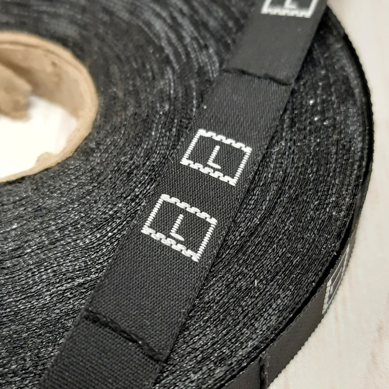 Розмірники жакардові L чорні , 10шт