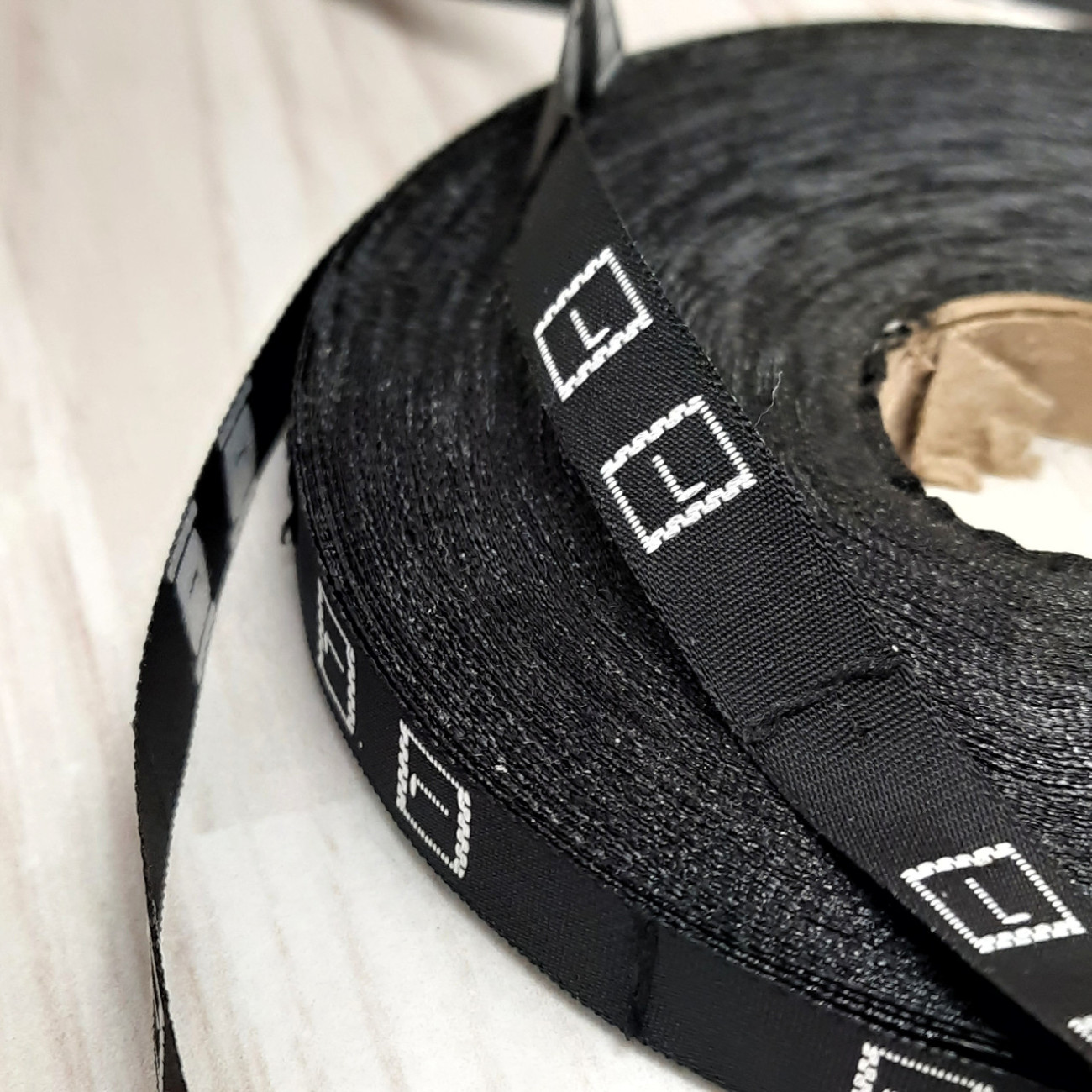 Розмірники жакардові L чорні , 10шт