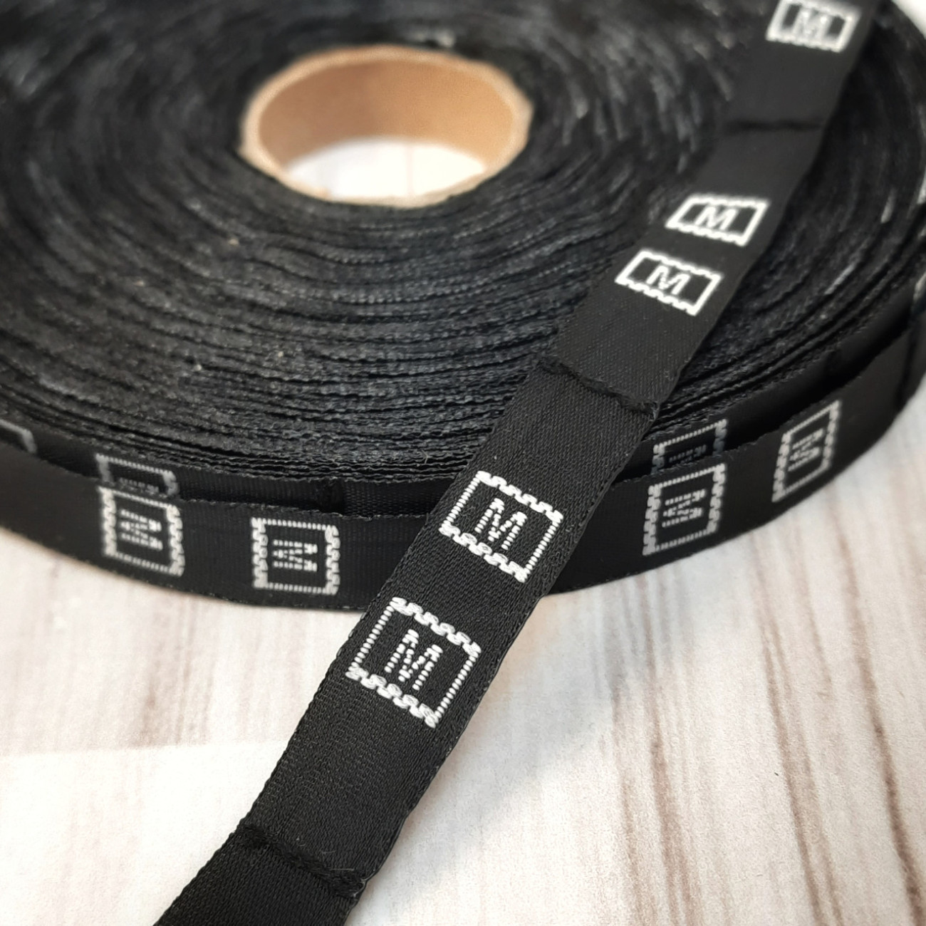 Розмірники жакардові М чорні , 10шт