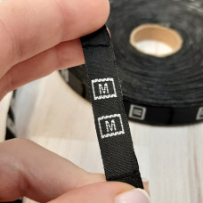 Розмірники жакардові М чорні , 10шт