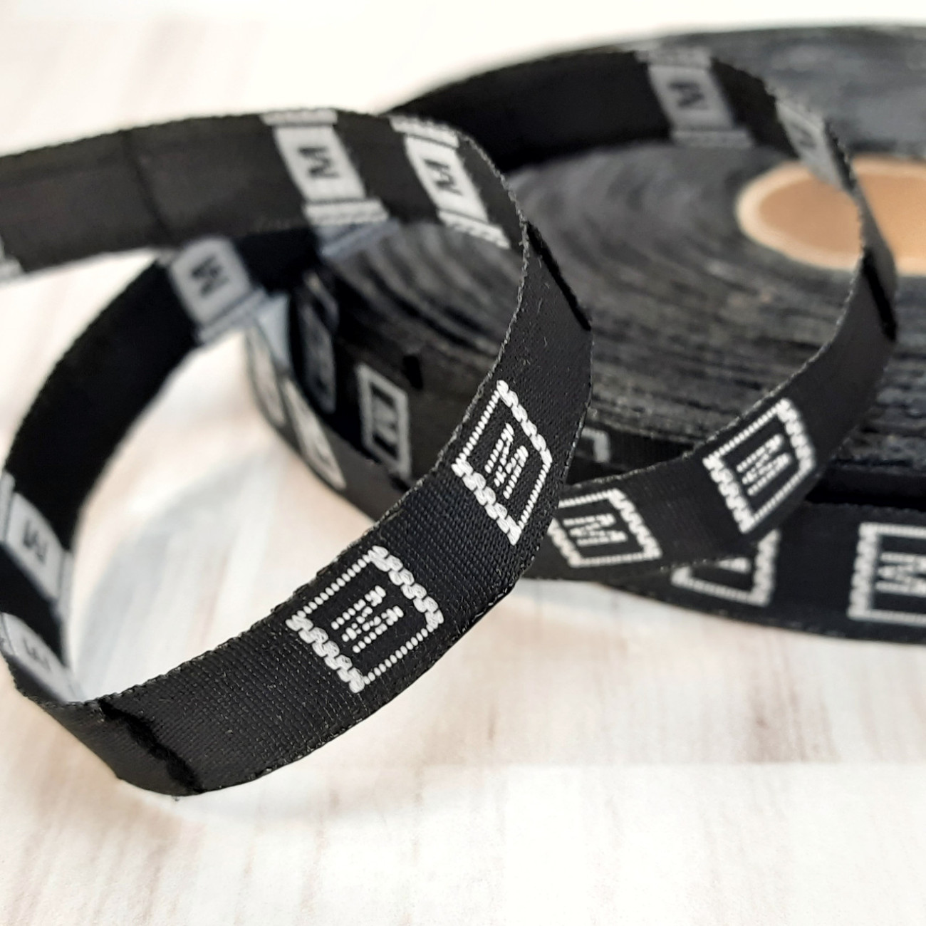 Розмірники жакардові М чорні , 10шт