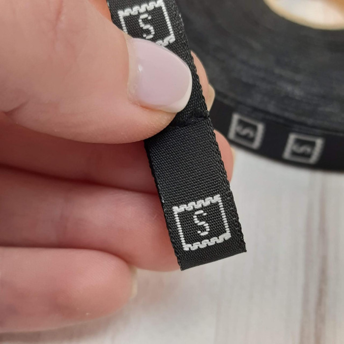 Розмірники жакардові S чорні , 10шт