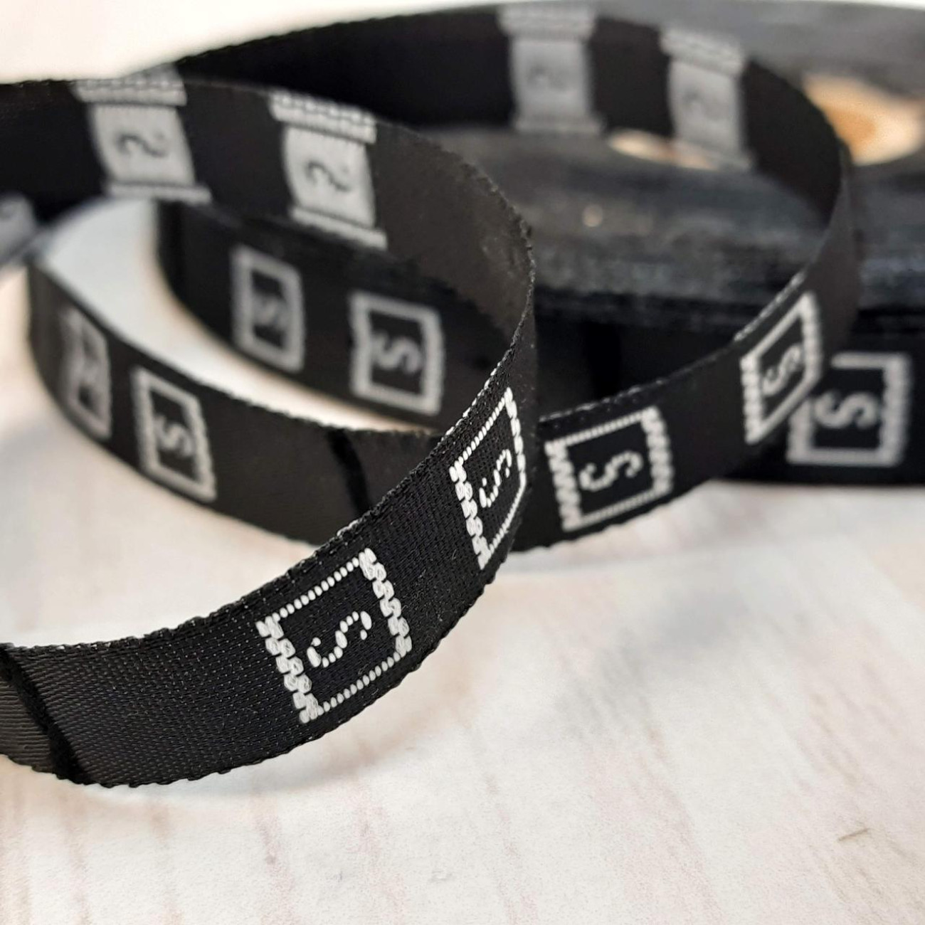 Розмірники жакардові S чорні , 10шт