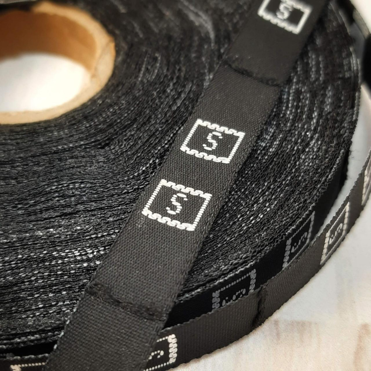 Розмірники жакардові S чорні , 10шт