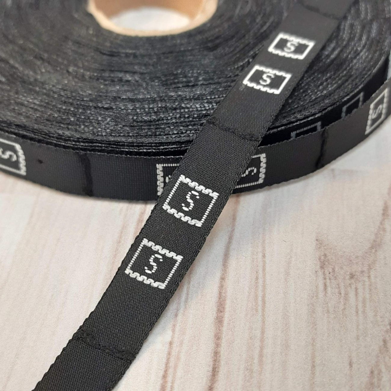 Розмірники жакардові S чорні , 10шт