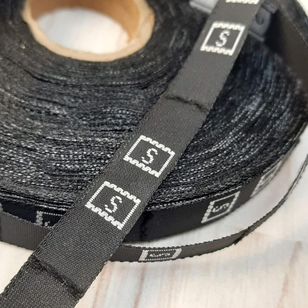 Розмірники жакардові S чорні , 10шт