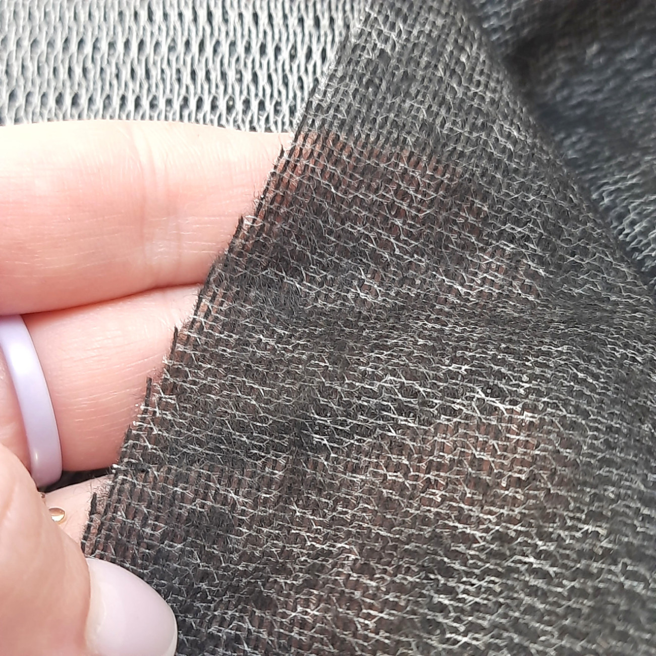 Дублерин клейовий Француз, чорний 150 см