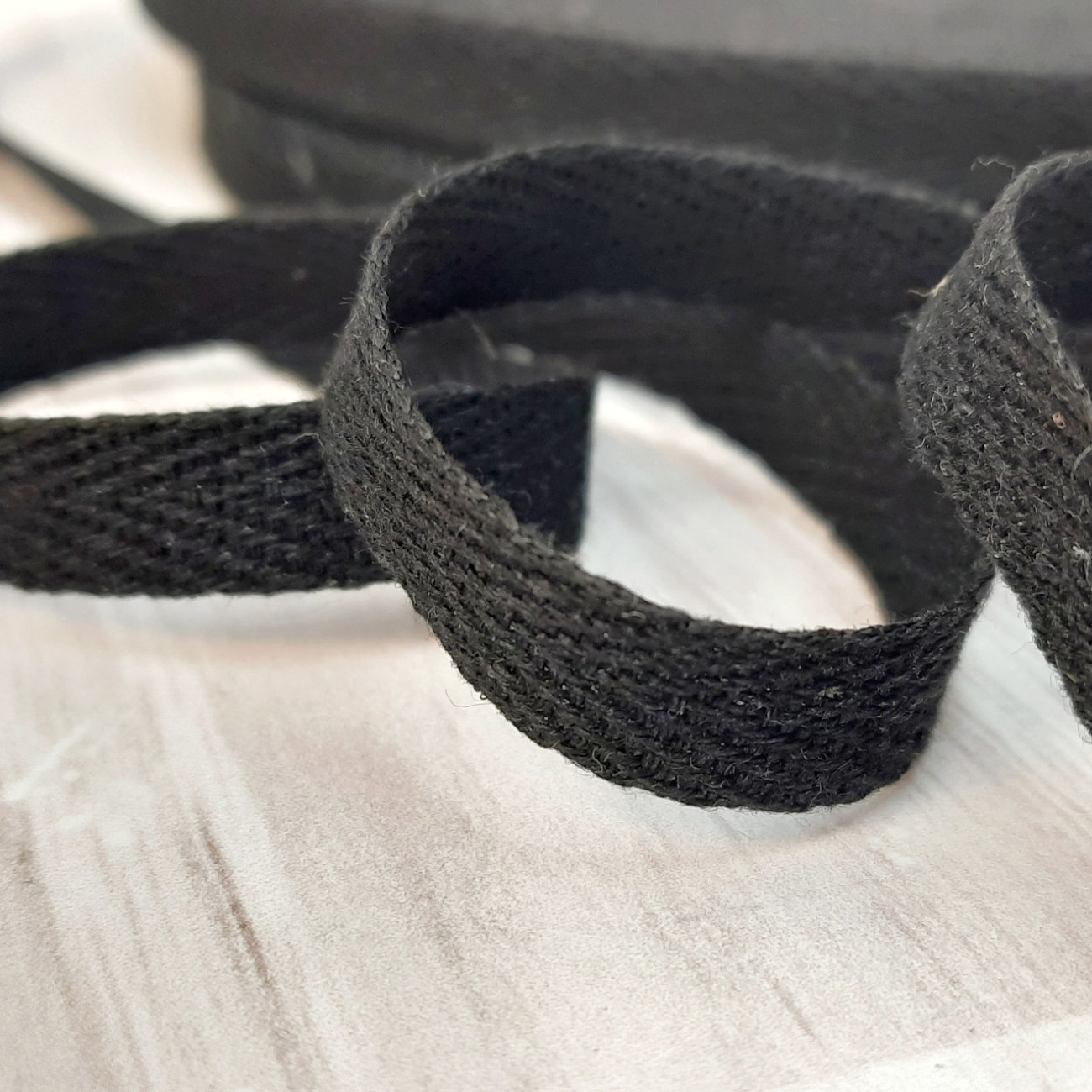 Тасьма кіперна 1 см, чорна