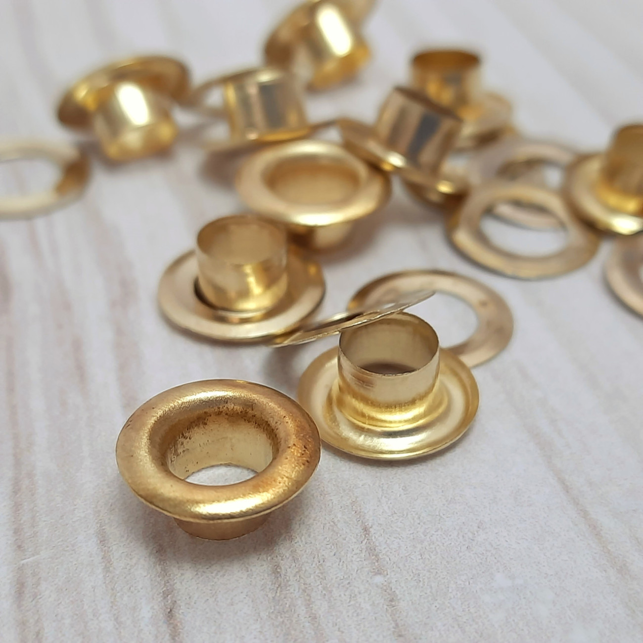 Люверс 6мм (золото), 50 шт