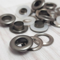 Люверс 10мм (темне срібло)