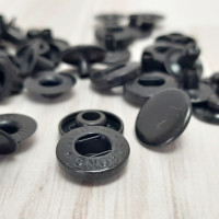 Кнопка Альфа 15мм (чорна)