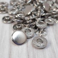 Кнопка Альфа 12,5мм (срібло)