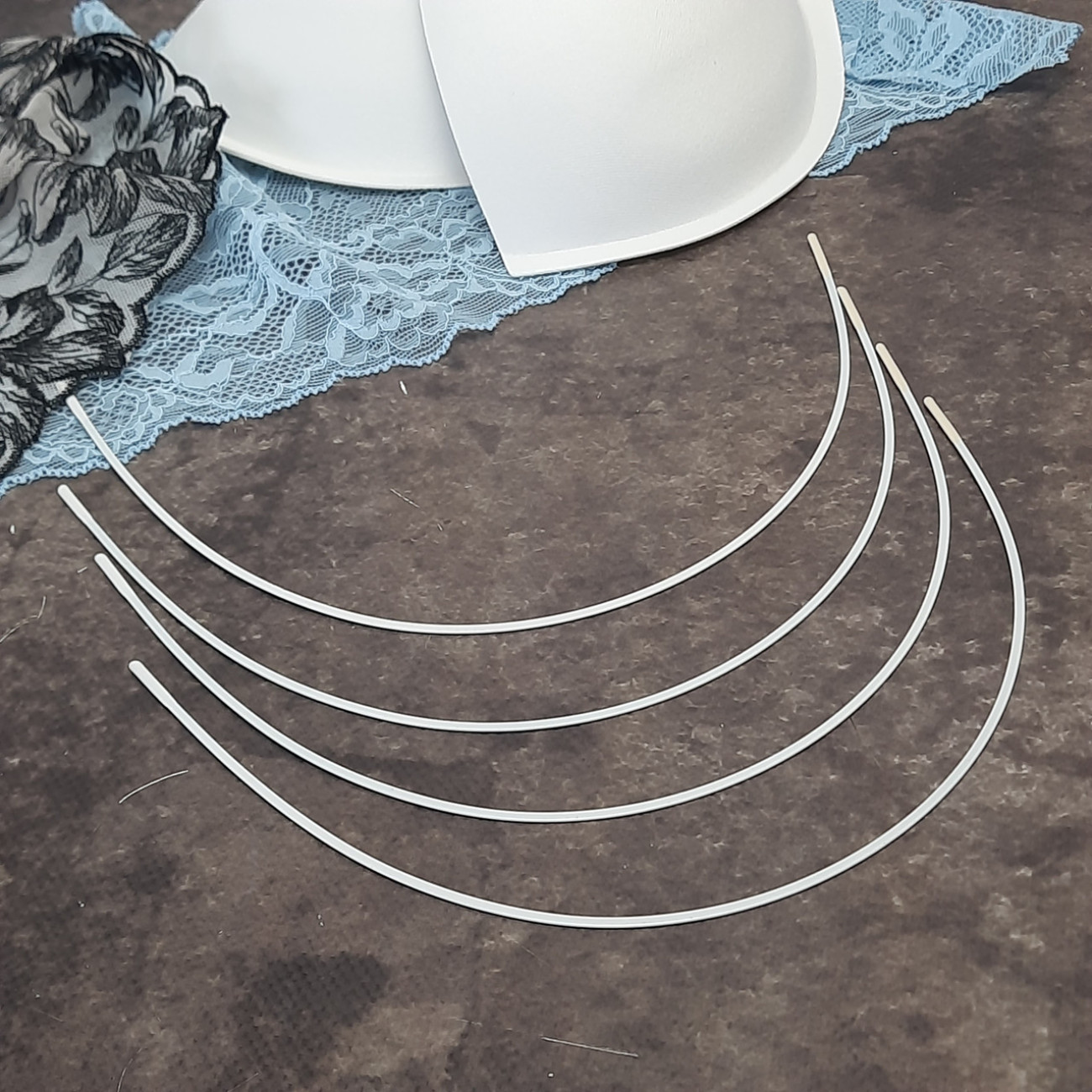 Кісточки для бюстгальтера № 58, класичні (пара)