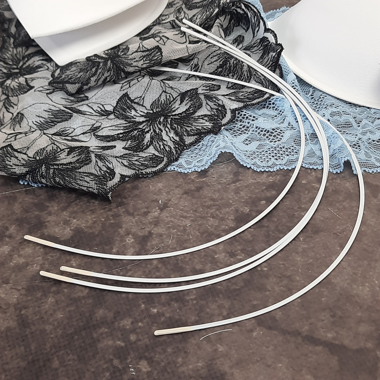 Кісточки для бюстгальтера № 58, класичні (пара)