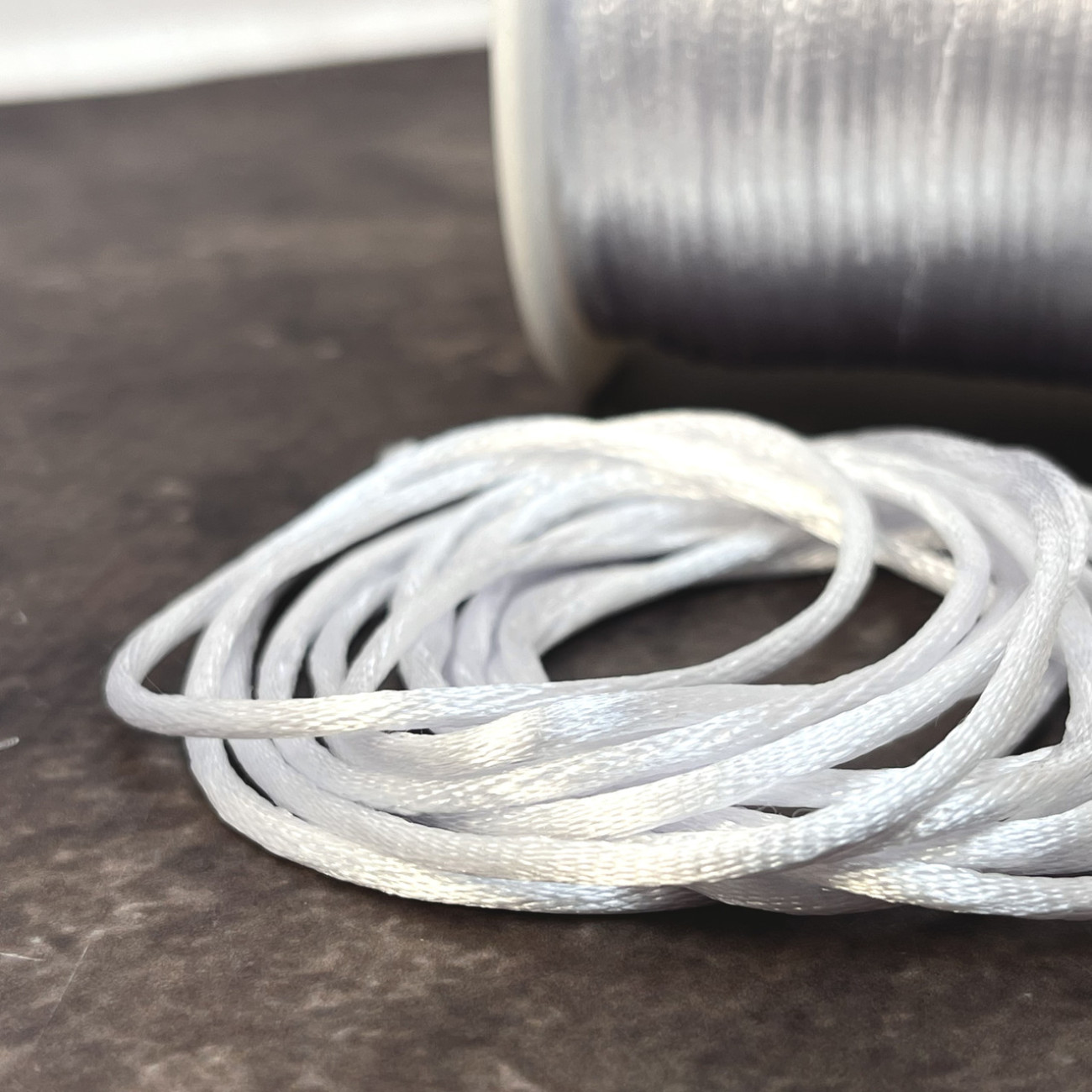 Шнур корсетний 3 мм, білий