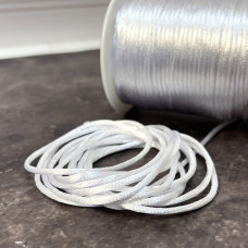 Шнур корсетний 3 мм, білий