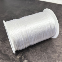Шнур корсетний 3 мм, білий, моток 90 м