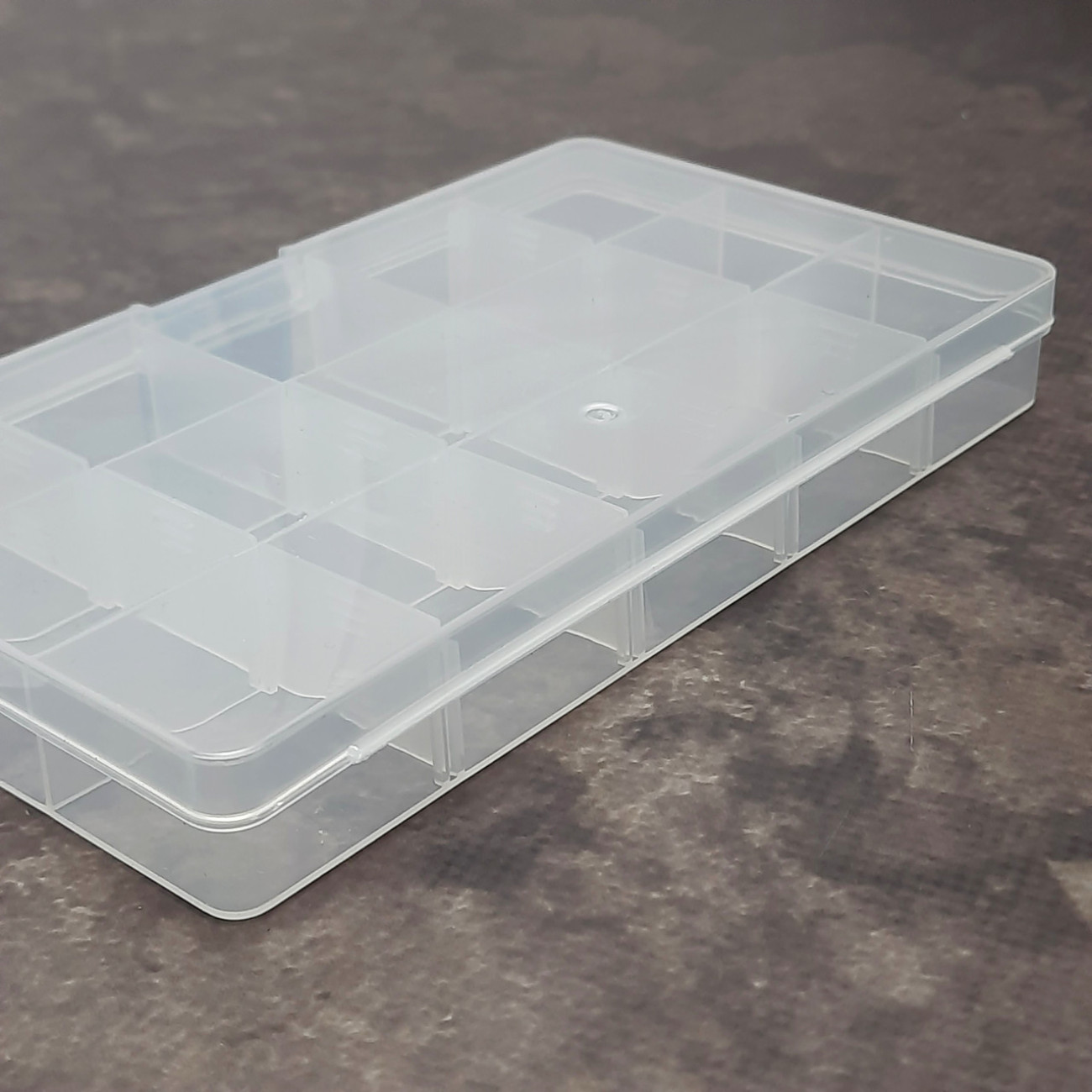 Органайзер для зберігання дрібниць з комірками (15шт), прозорий