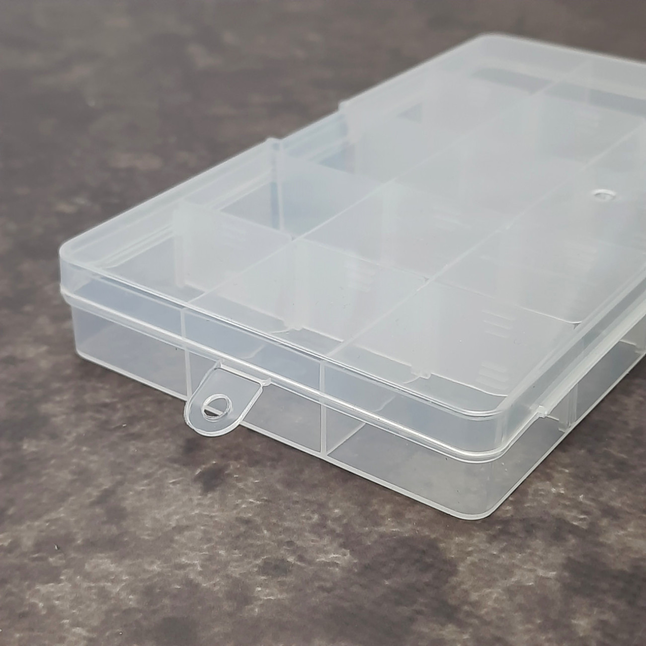 Органайзер для зберігання дрібниць з комірками (15шт), прозорий