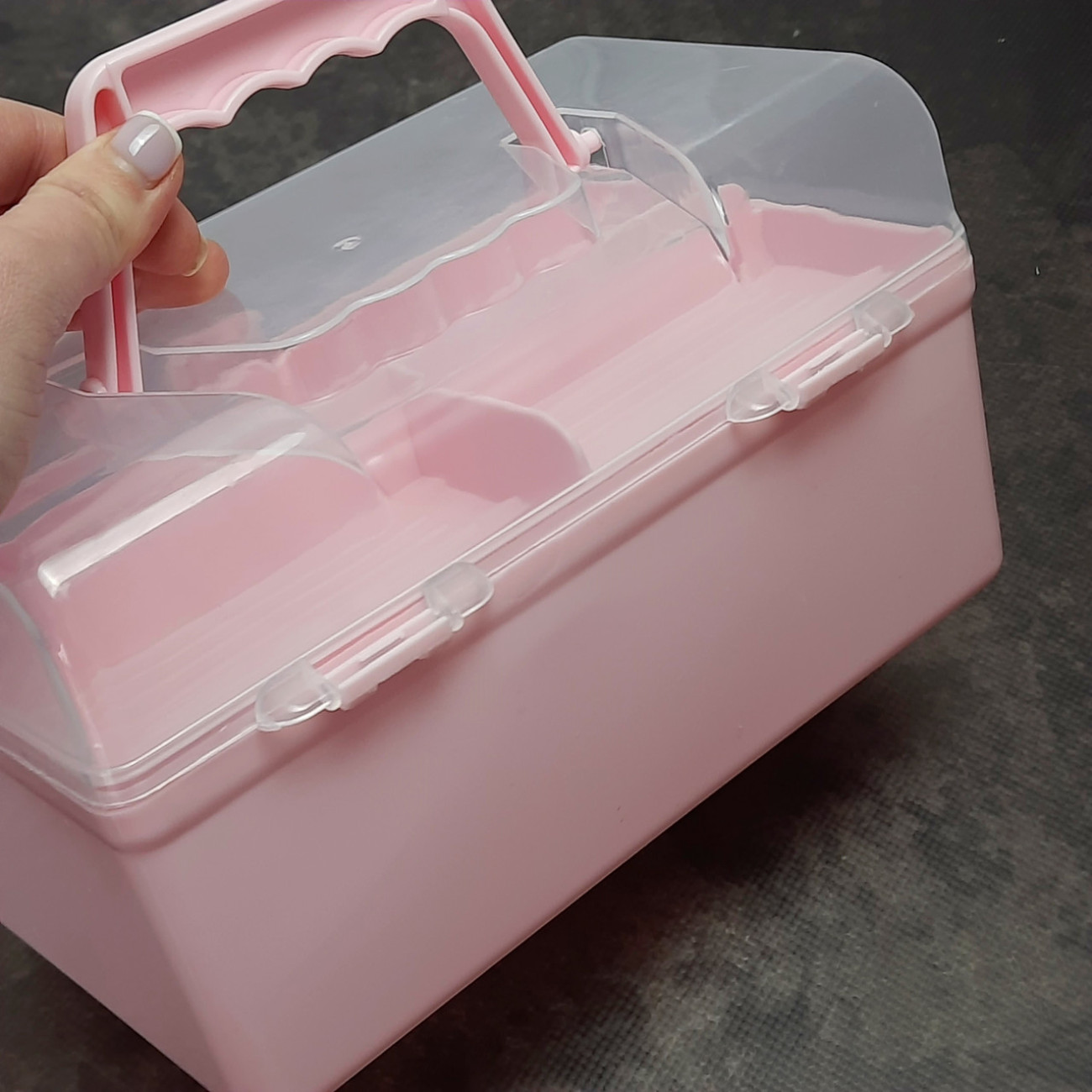 Органайзер - скринька для дрібниць, рожевий