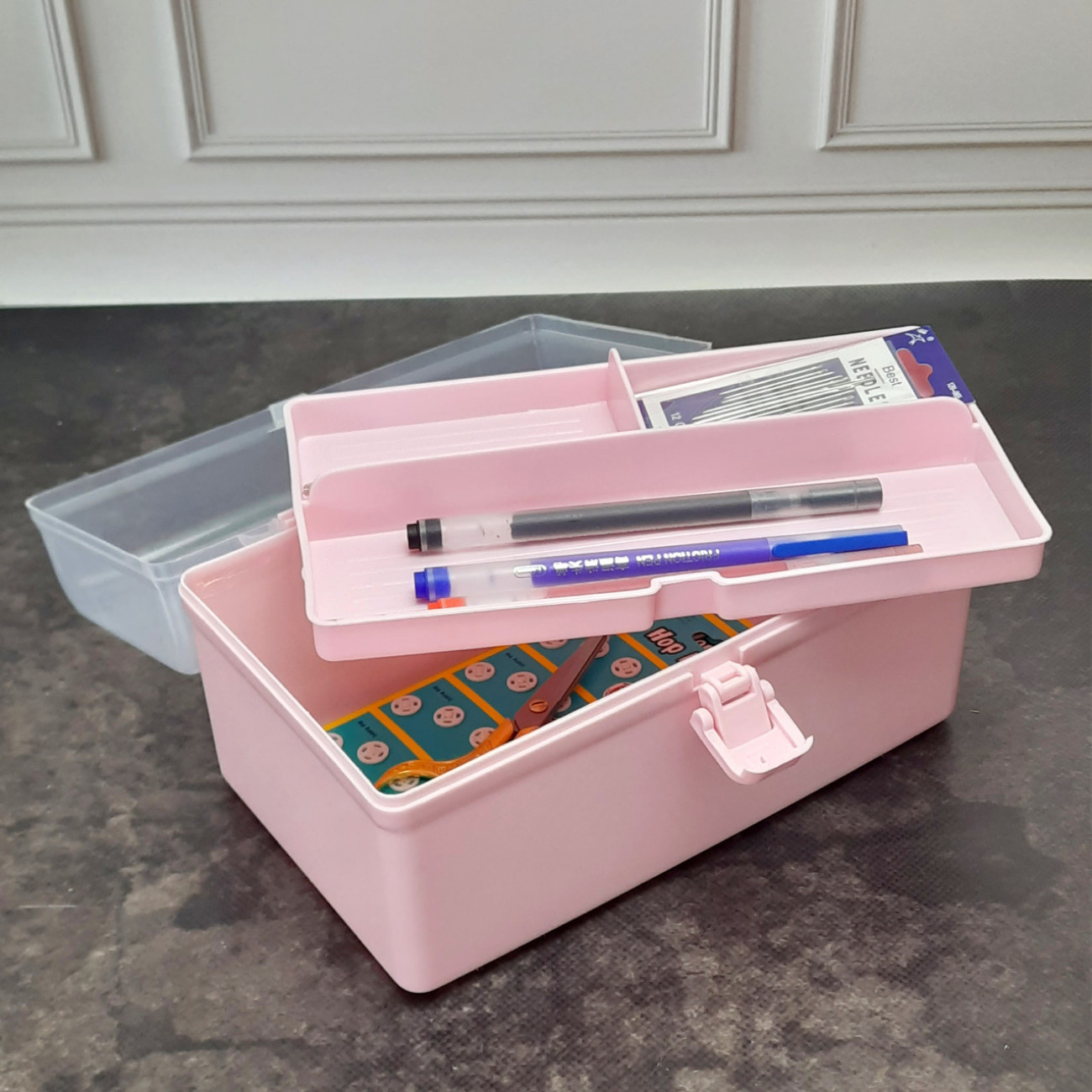 Органайзер - скринька для дрібниць, рожевий