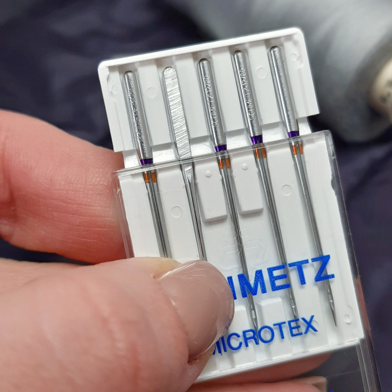 Голки Schmetz Microtex №80