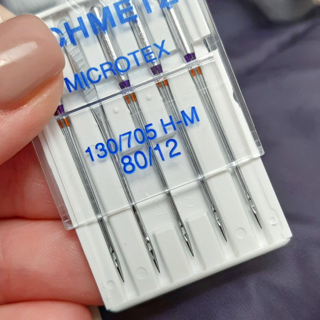 Голки Schmetz Microtex №80