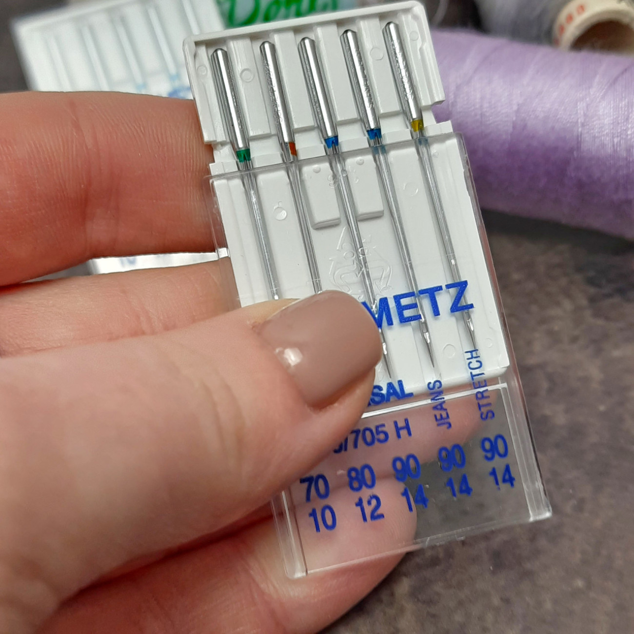 Голки Schmetz Combi-Box на 5 голок: 70(1), 80(1), 90(1), J90(1),S90(1)