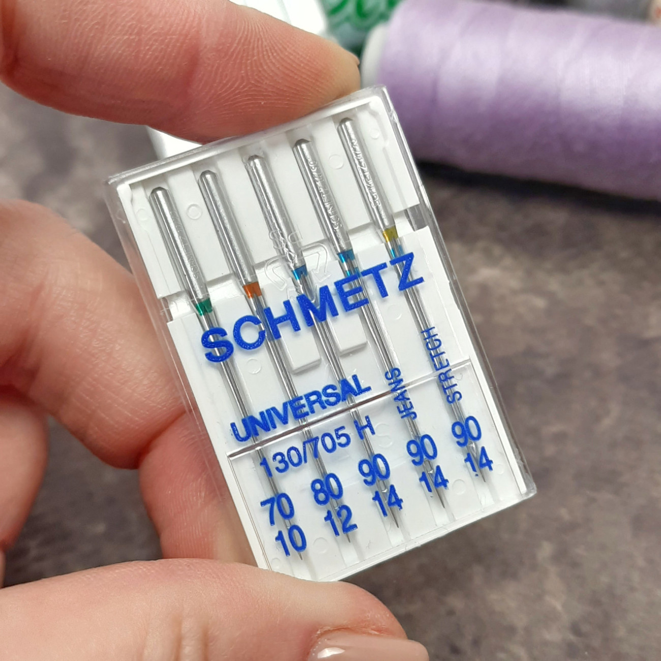 Голки Schmetz Combi-Box на 5 голок: 70(1), 80(1), 90(1), J90(1),S90(1)